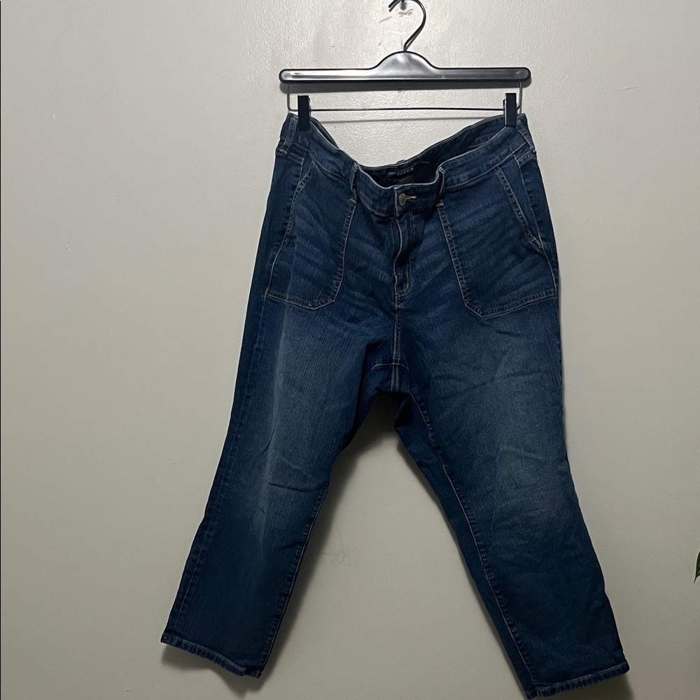 Torrid Dark Blue Ankle Jeans